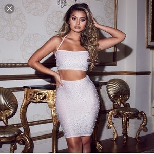 Sexy beaded two piece !